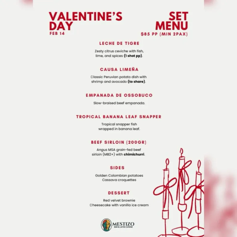 Valentine Set Menu Latin 03
